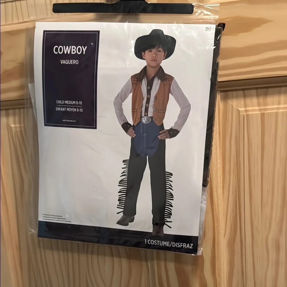 Cowboy Costume for Kids - Brown and Black